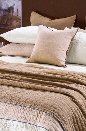 Bianca Lorenne - Appetto Sepia Coverlet - (Cushion Sold Separately)